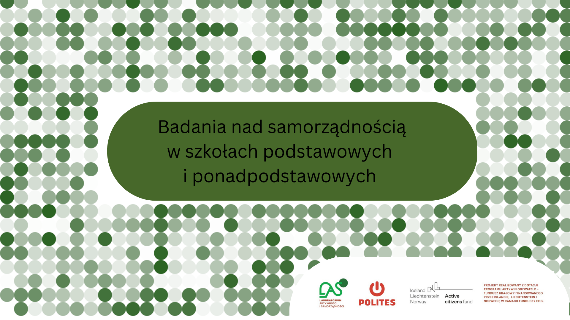 Zapraszamy szkoły do udziału w badaniach nad samorządnością