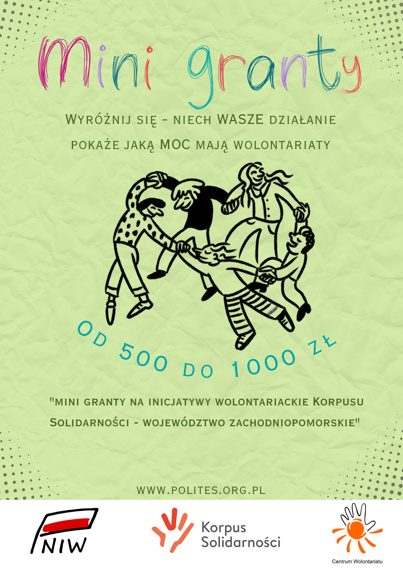 Mini granty na inicjatywy wolontariackie Korpusu Solidarności