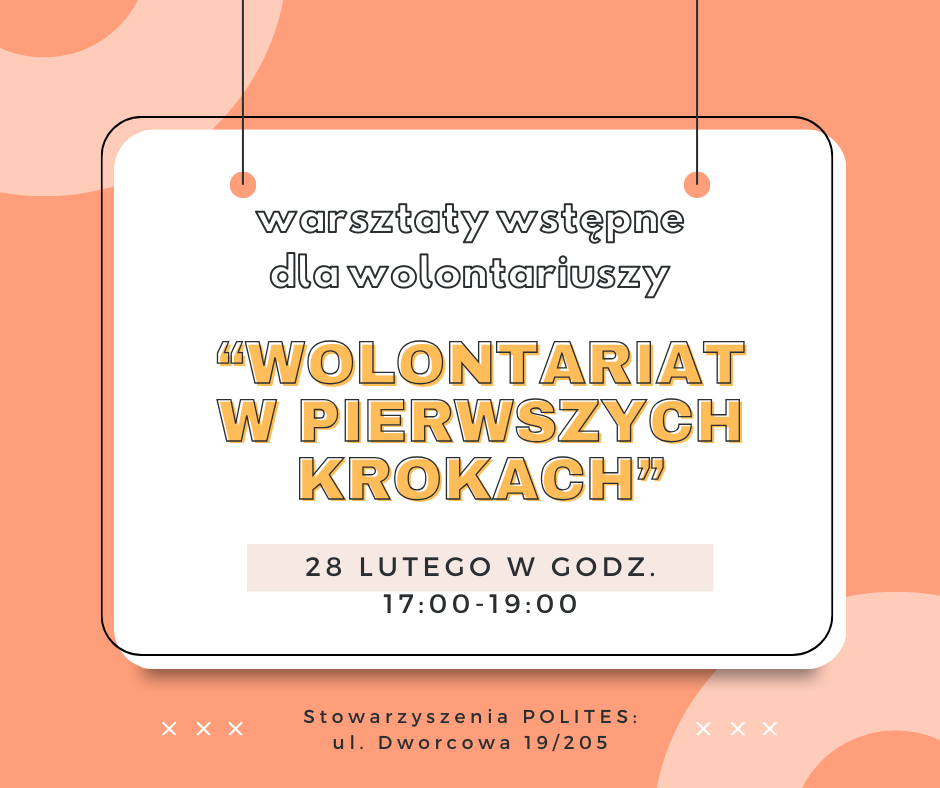 Warsztat wstępny dla wolontariuszy |  luty 2024