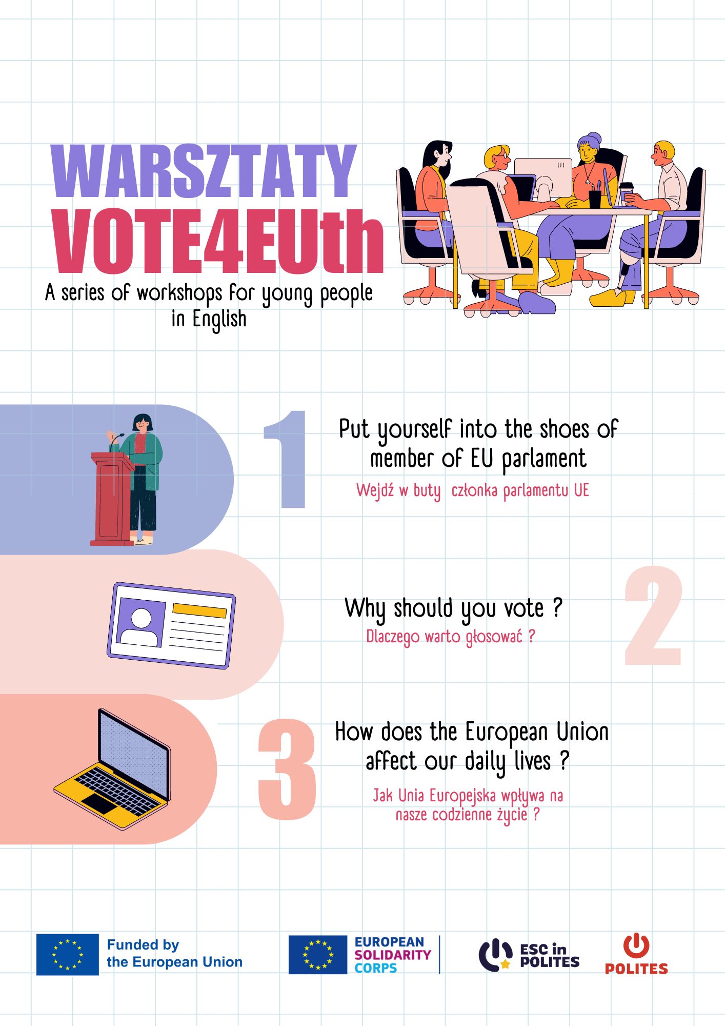 Warsztaty na temat Unii Europejskiej | Vote4EUth