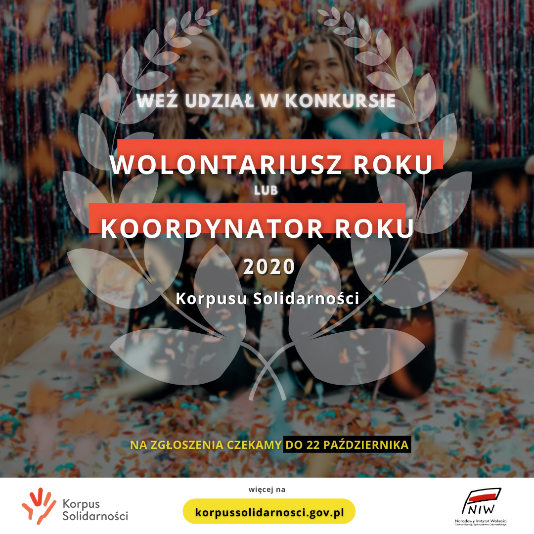 Wolontariusz Roku i Koordynator Roku Korpusu Solidarności